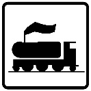 תמרור: רכבת.